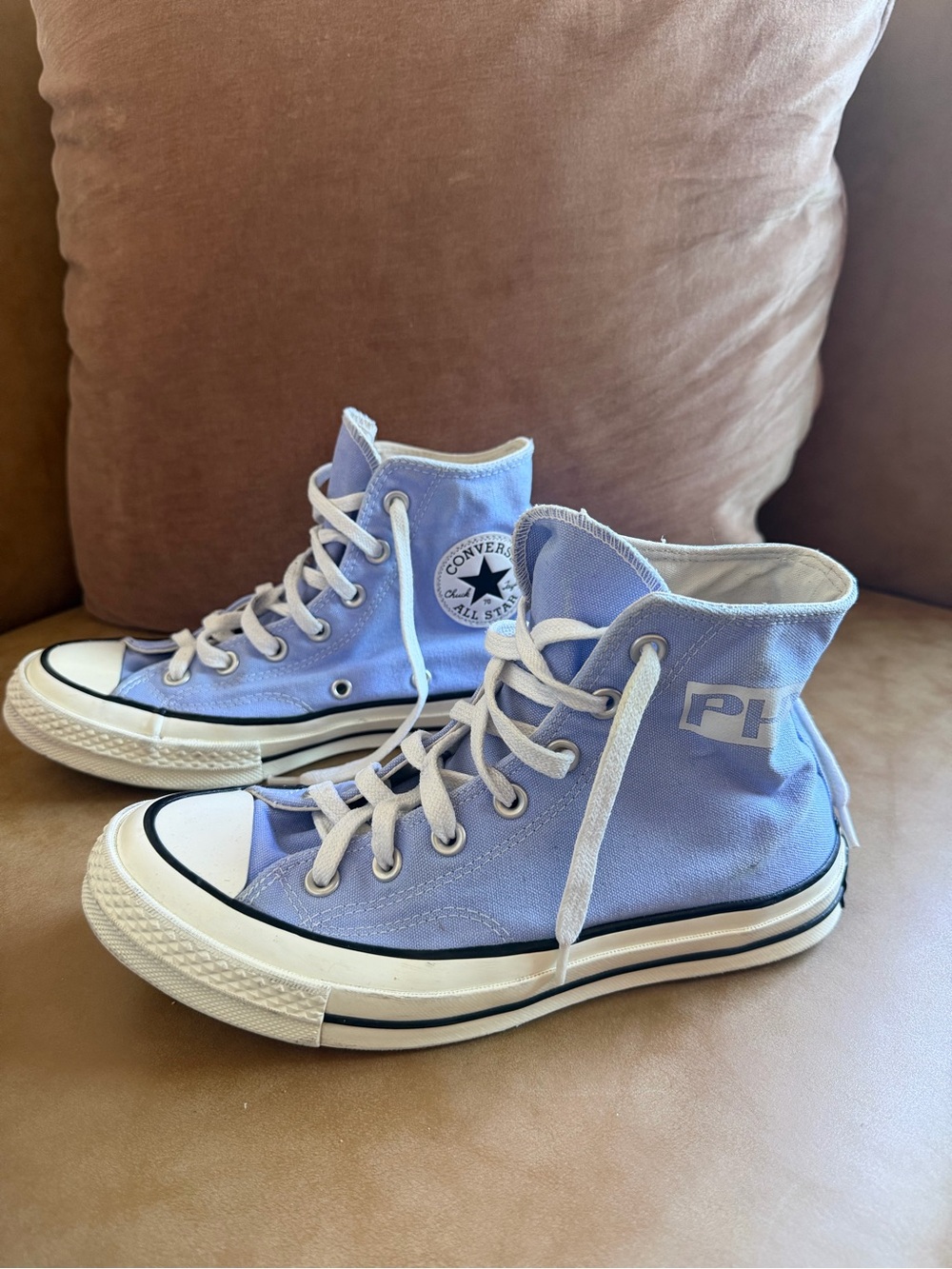 Converse Lilac High-Top Canvas Sneakers PHX Suns